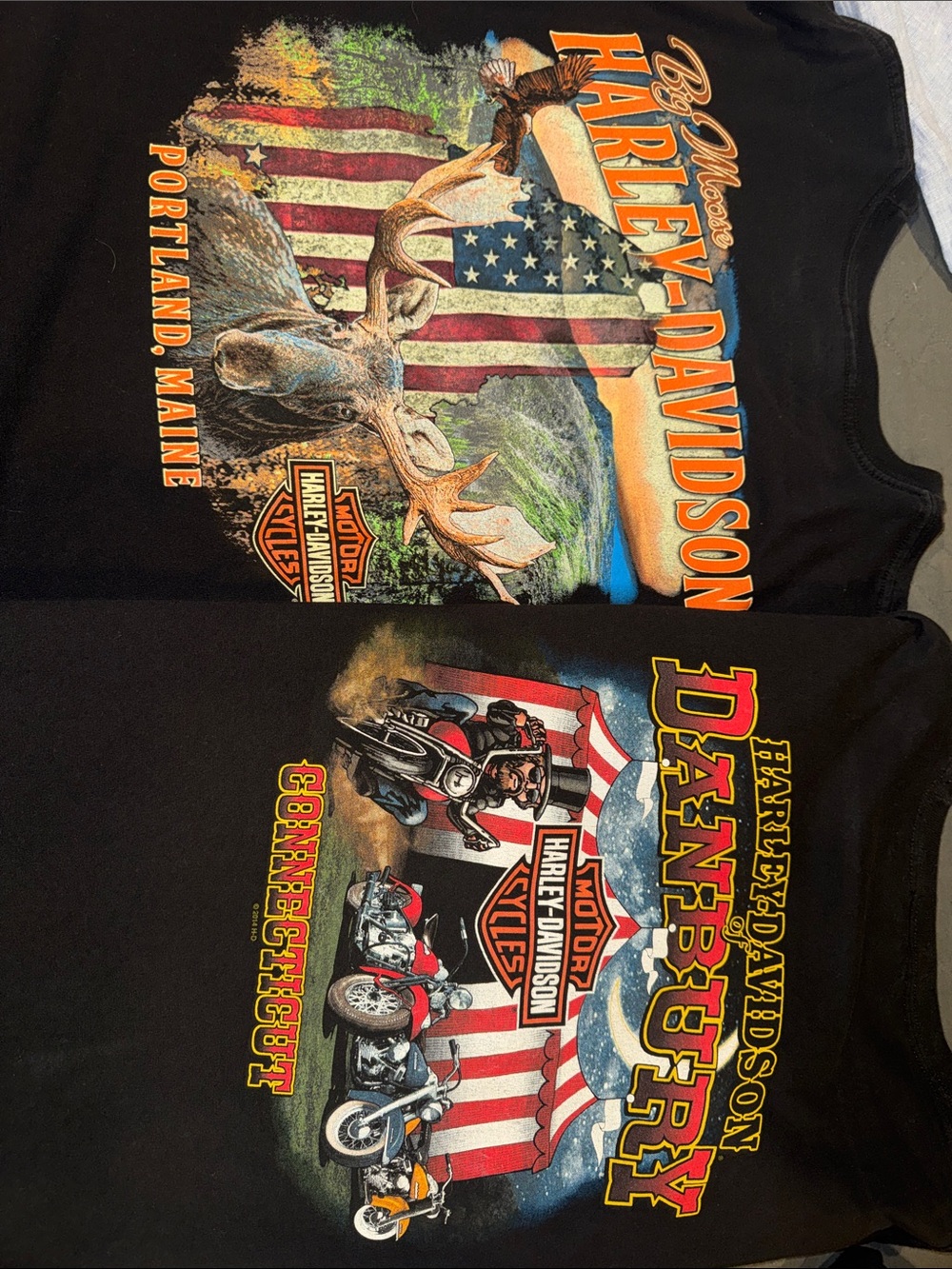 2 Harley Shirts Men XL